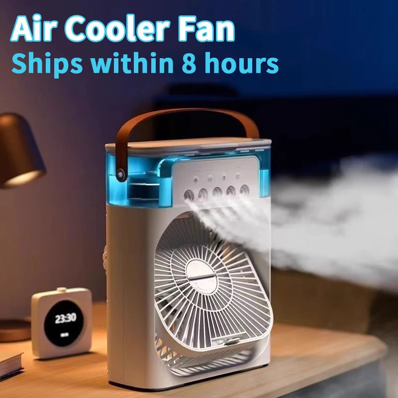New 3 In 1 Fan Air Conditioner on desk