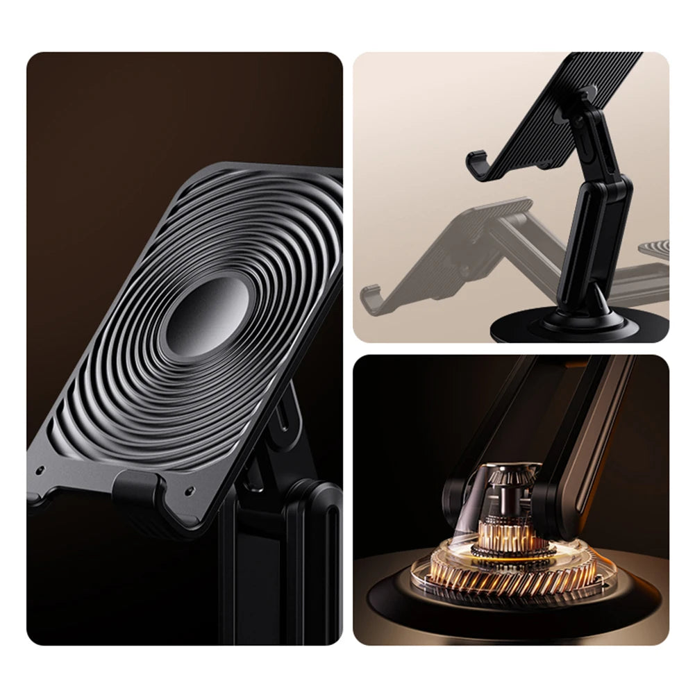 Cell Phone Stand for Desk - 360° Rotating Adjustable Holder for Phones &amp; Tablets 📱✨