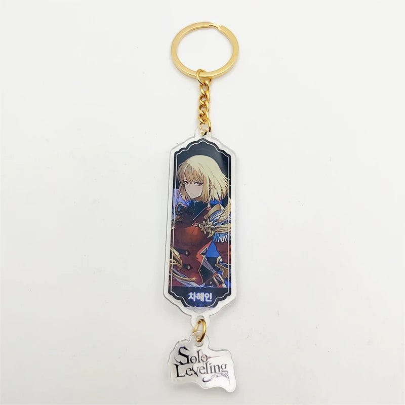 Solo Leveling with the Sung Jinwoo Fun Acrylic Keychain – Stunning Jewelry Pendant