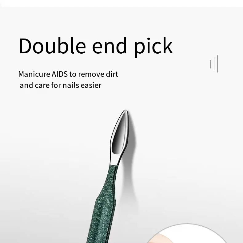 6-Piece Nail Clipper Set | Professional Stainless Steel Manicure Set for Finger & Toe, Portable Travel Case