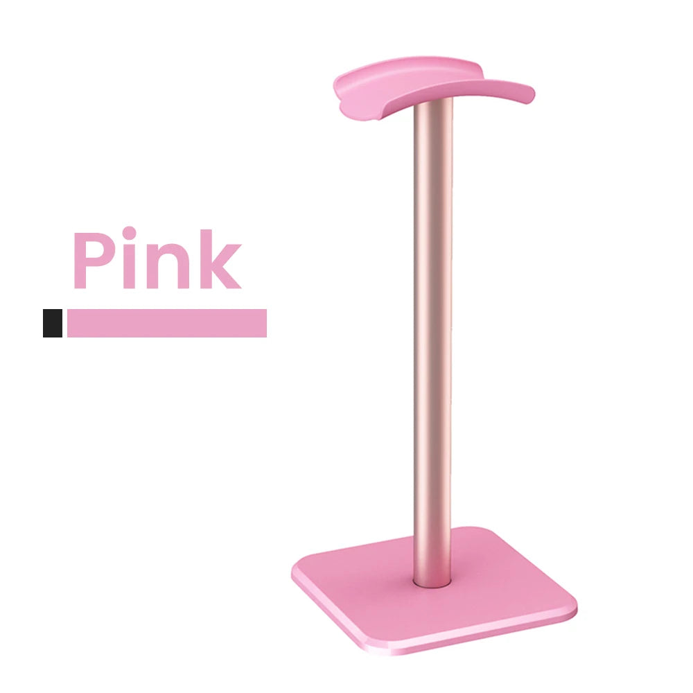 Universal Headphone Stand - Aluminum Alloy Gaming Headset Holder for Desktop Earphones Support