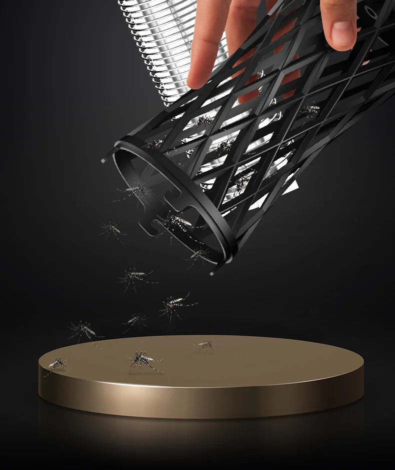 Electric Shock Mosquito Killer Lamp Outdoor Atmosphere Light Mosquito Repellent Safe Efficient Home Mosquito Zapper Household