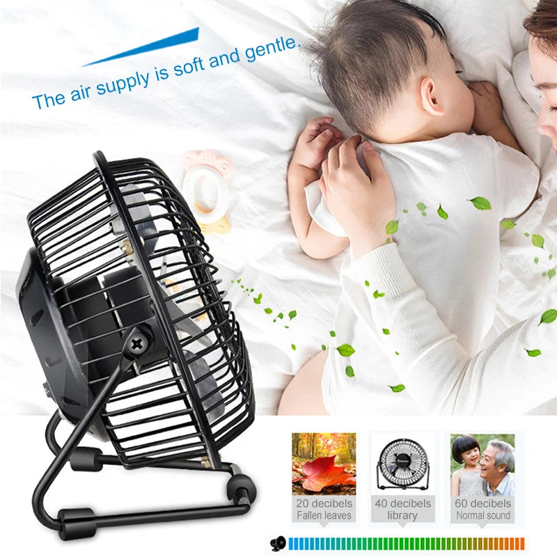 Stay Cool Anywhere with the 4/6inch Mini USB Fan in 2025! 🌬️✨