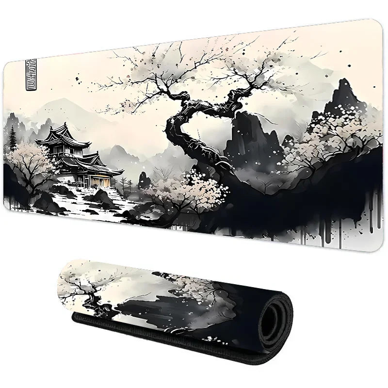 Night Moon Large Cool Mouse Pad – Premium Non-Slip Esports Desk Mat for Laptop & PC Gaming