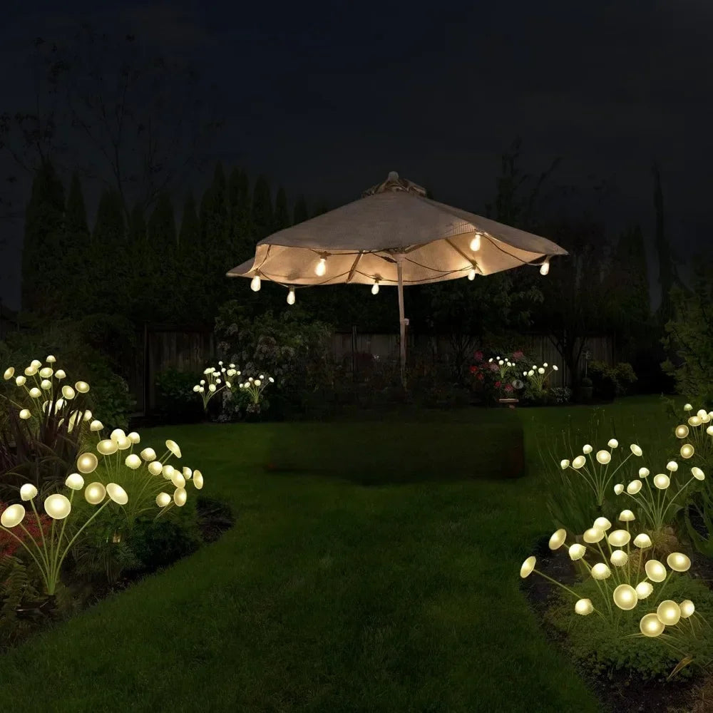 Solar Mushroom Lawn Lights - Waterproof LED Jellyfish Lamp for Garden Decor 🌼✨