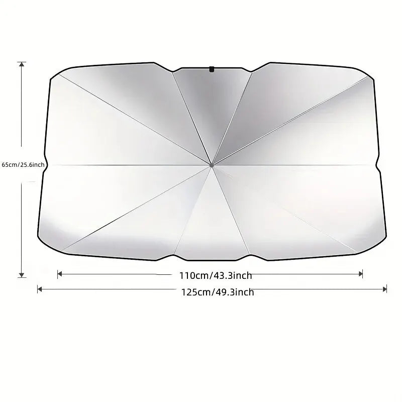 Car Front Windshield Sunshade Umbrella - Summer Sun Protection & Cooling 🚗✨