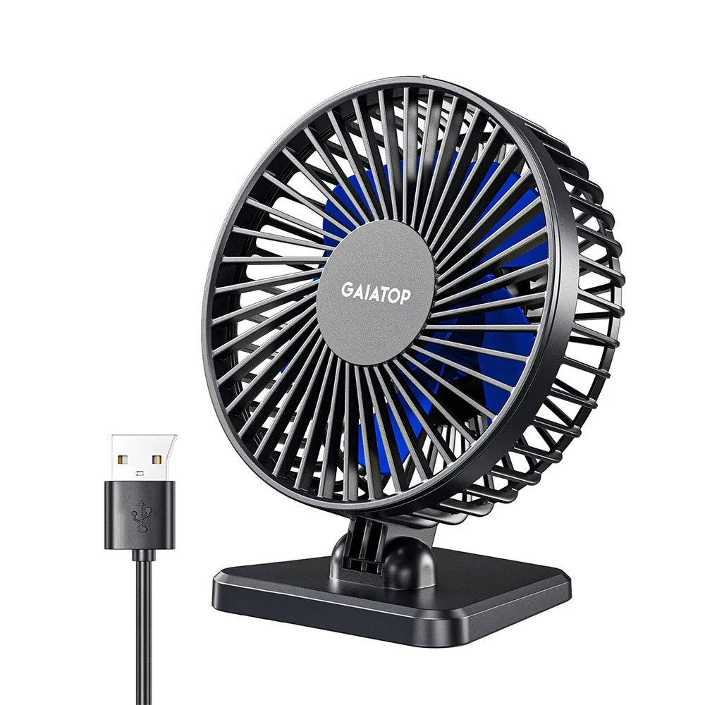 GAIATOP Mini USB Desktop Fan - Portable Cooling for Home & Office 🌬️✨