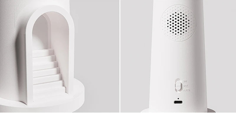 Floating Moon Lamp Projection Lighthouse Night Light with Bluetooth Speaker 🌙✨