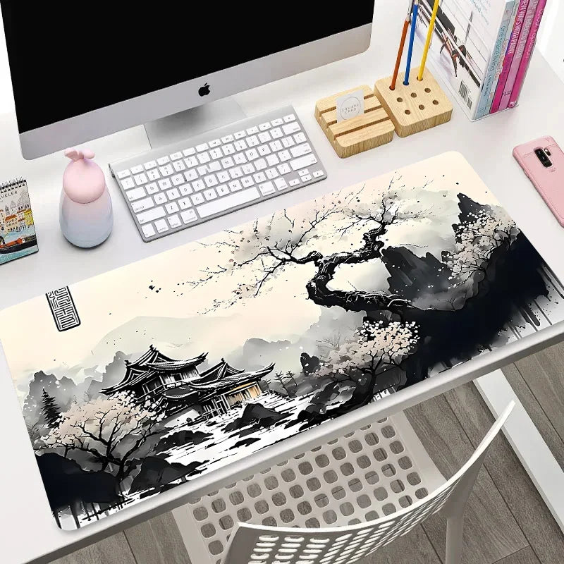 Night Moon Large Cool Mouse Pad – Premium Non-Slip Esports Desk Mat for Laptop & PC Gaming