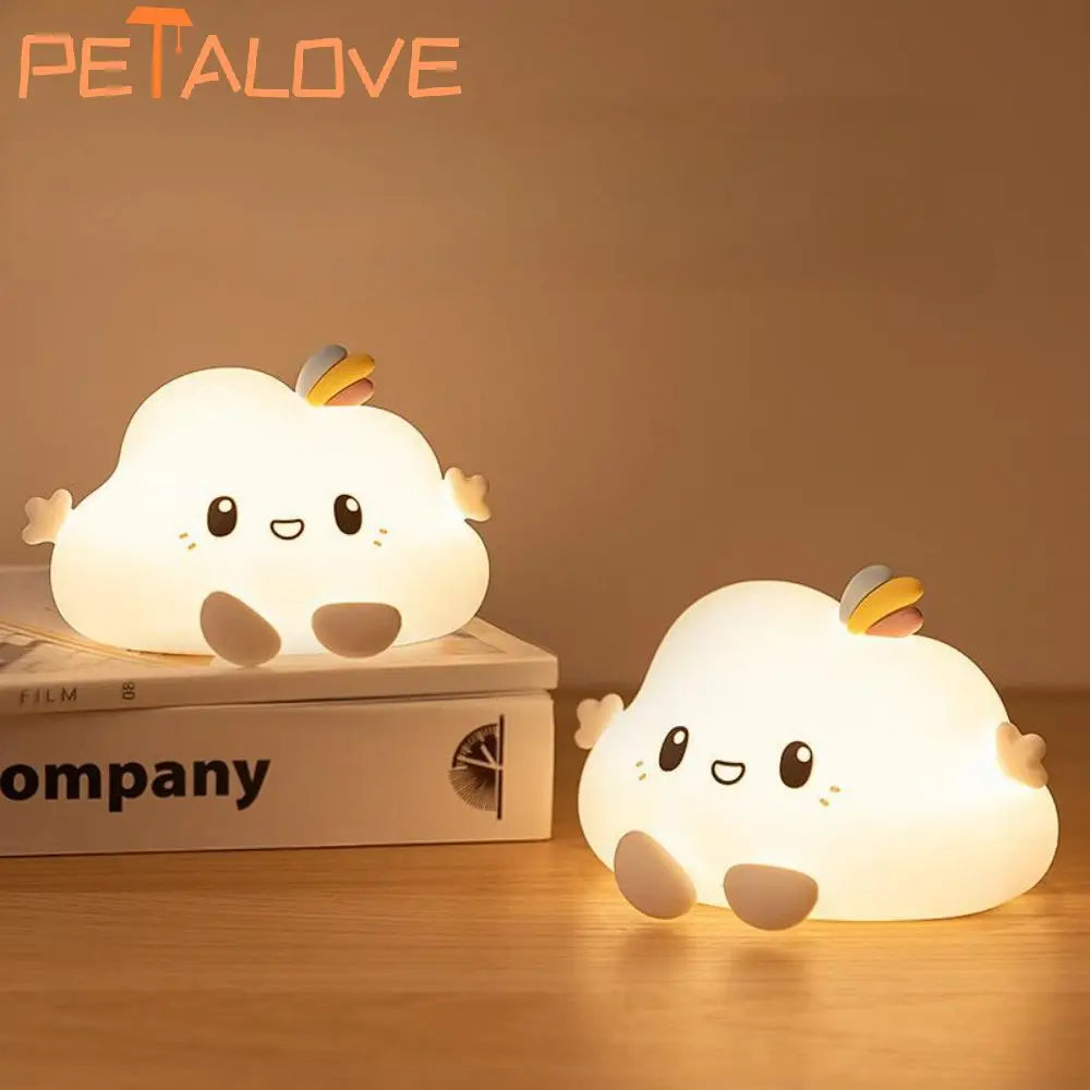 Cute Animal Night Light - Panda, Rabbit, Duck Silicone Lamp for Kids 🌟✨