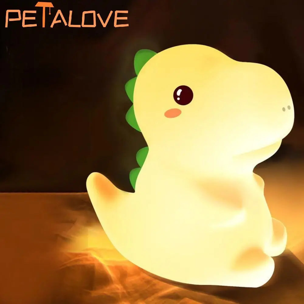 Cute Animal Night Light - Panda, Rabbit, Duck Silicone Lamp for Kids 🌟✨