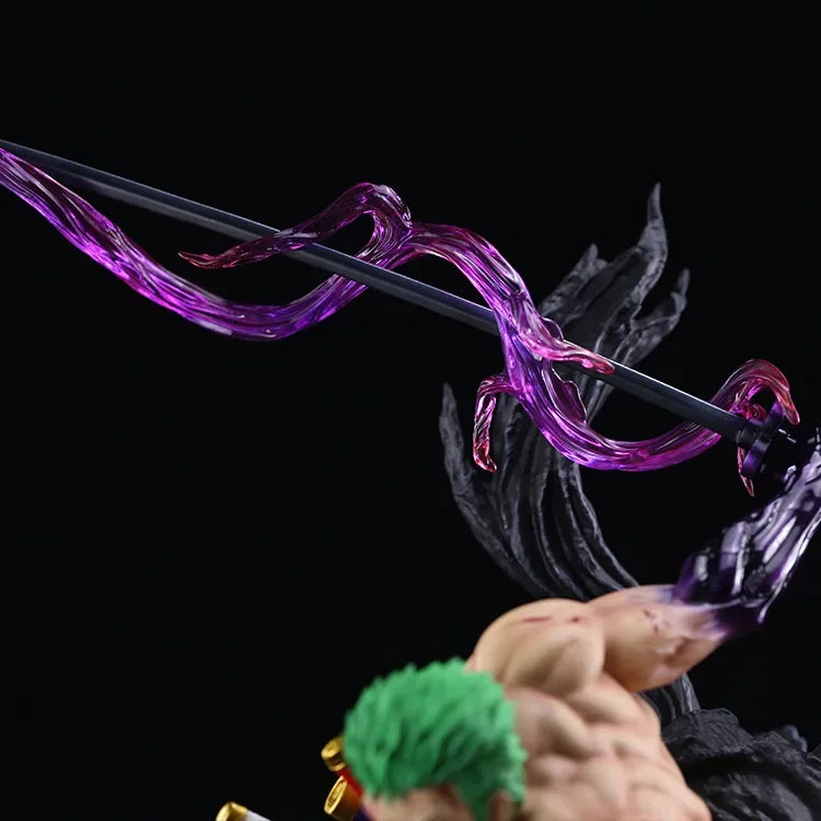 35CM One Piece Anime Roronoa Zoro Figurine Pvc Gk Statue Figurine Model Doll Collection
