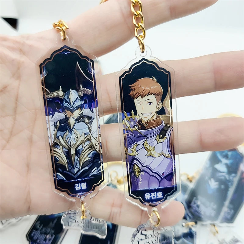 Solo Leveling with the Sung Jinwoo Fun Acrylic Keychain – Stunning Jewelry Pendant