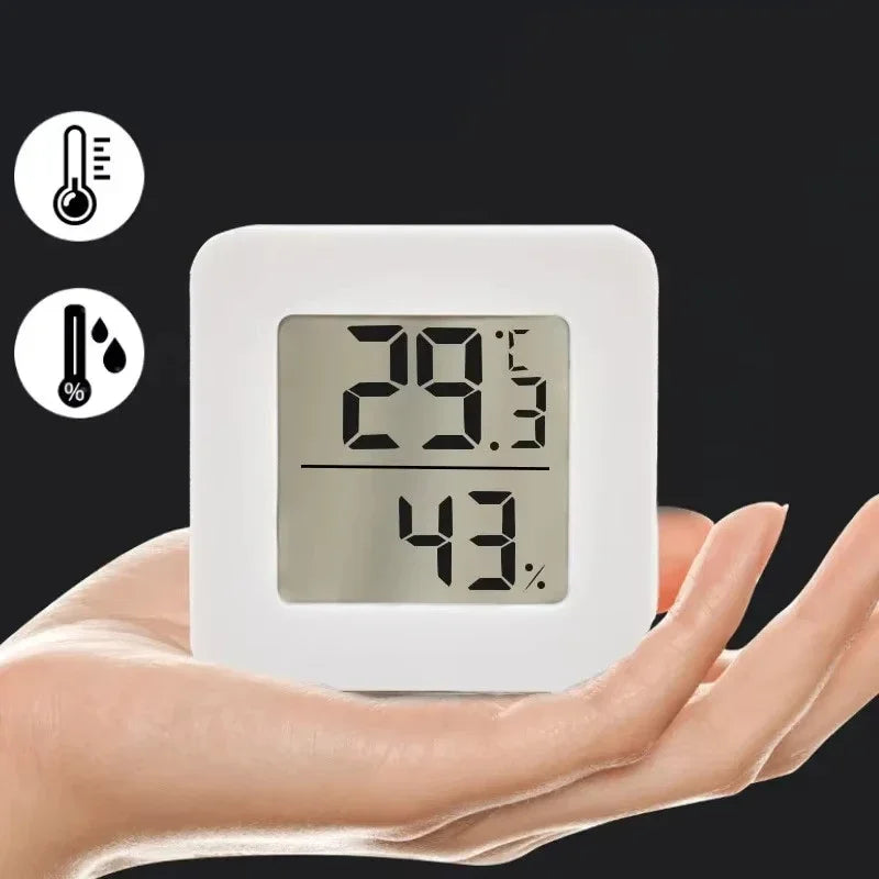 Electronic Clock Temperature Humidity Meter Weather Station for Home With Alarm LED Thermometer Thermo-Hygrometer Multifunction