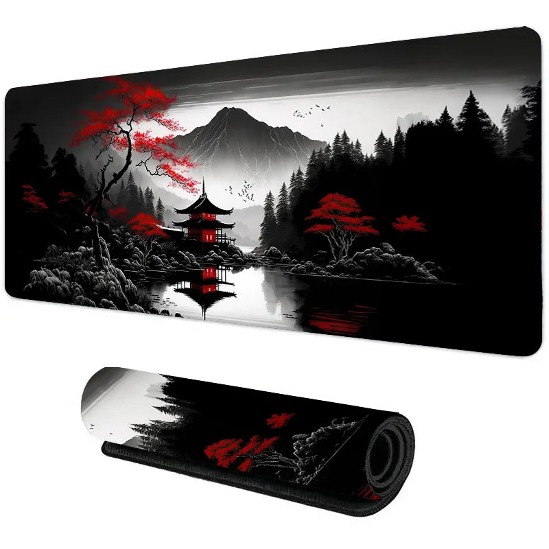 Night Moon Large Cool Mouse Pad – Premium Non-Slip Esports Desk Mat for Laptop & PC Gaming