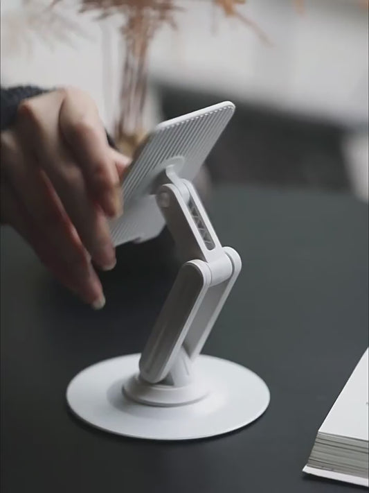 Cell Phone Stand for Desk - 360° Rotating Adjustable Holder for Phones &amp; Tablets 📱✨