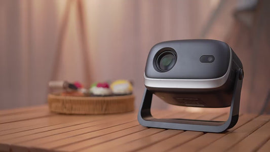 KONKA C9 Smart Portable Projector – 1080P Auto-Focus Home Cinema with Android OS & WiFi